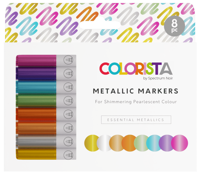 8 metallic markers - Colorista by spectrum noir