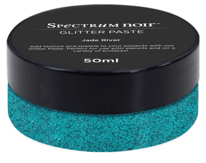 Glitter paste, Spectrum noir, couleur : Jade river - 50ml
