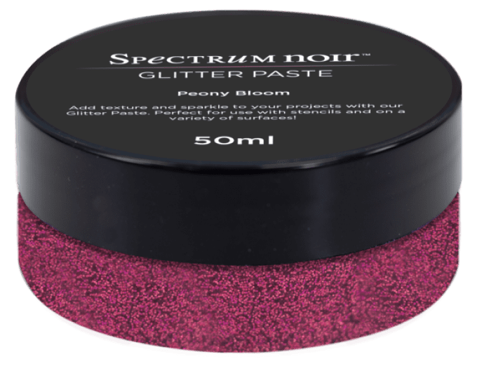 Glitter paste, Spectrum noir, couleur : Peony bloom - 50ml 