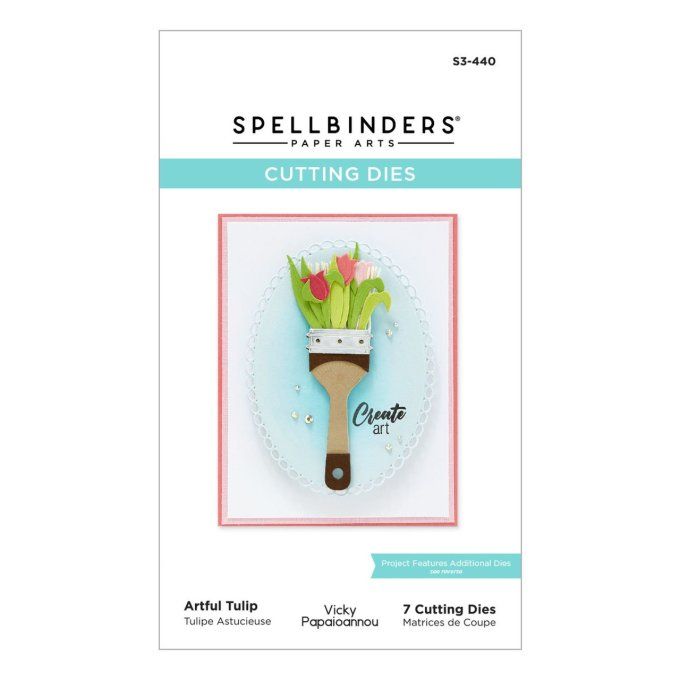 7 dies, Spellbinders - Artful tulip