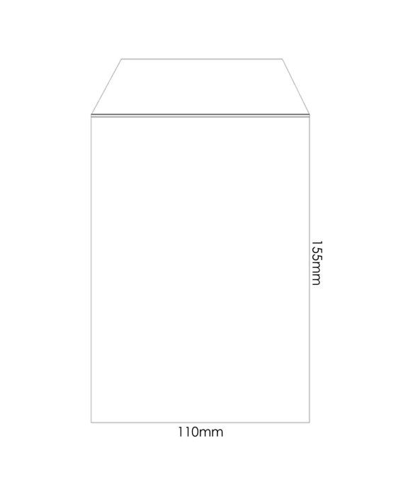 HobbyGros - Lot de 25 Pochettes plastiques, dimensions extérieures : 11x15.5cm environ