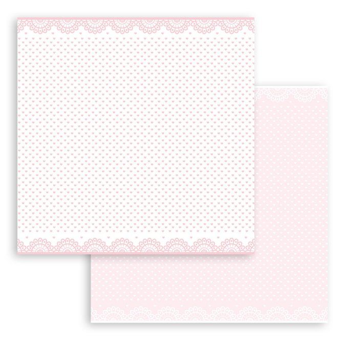 Collection babydream pink, 30x30cm - 10 feuilles motif recto verso - Stamperia - 190g