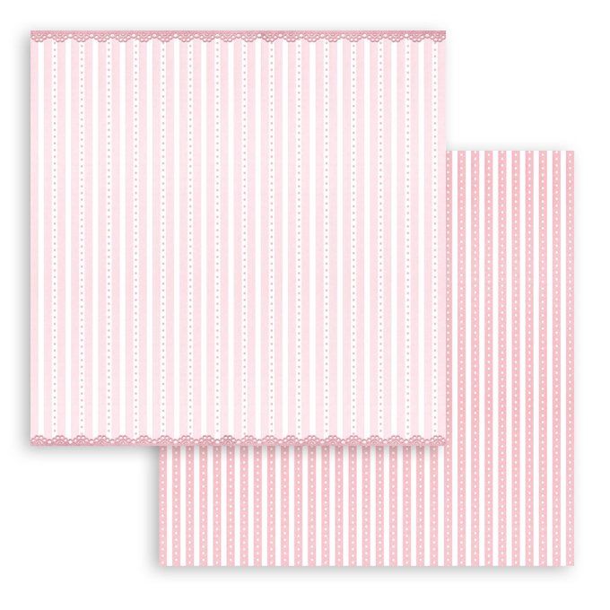 Collection babydream pink, 30x30cm - 10 feuilles motif recto verso - Stamperia - 190g