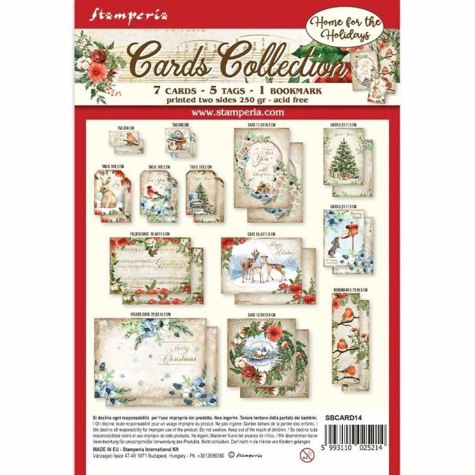 Collection Home for the holidays, cartes - 250g