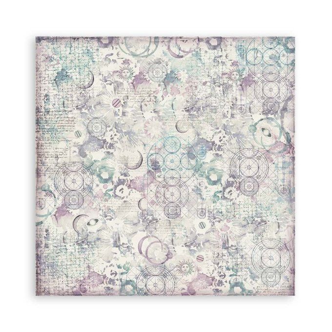Collection Cosmos Infinity, 30x30cm - 10 feuilles motif recto verso - Stamperia - 190g - Background