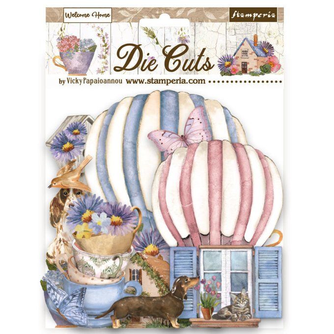 Die-cuts, collection : Welcome Home - Stamperia