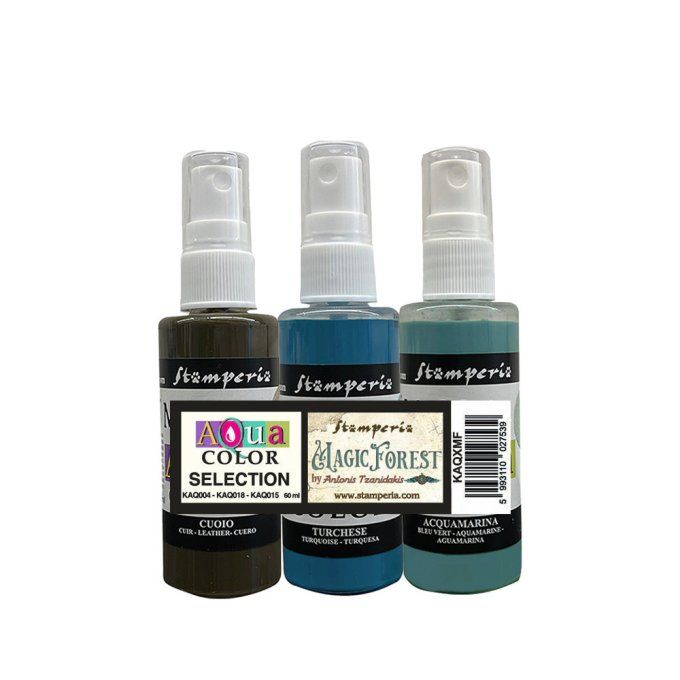 3 Sprays Stamperia, Collection Magic Forest, 3x60ml