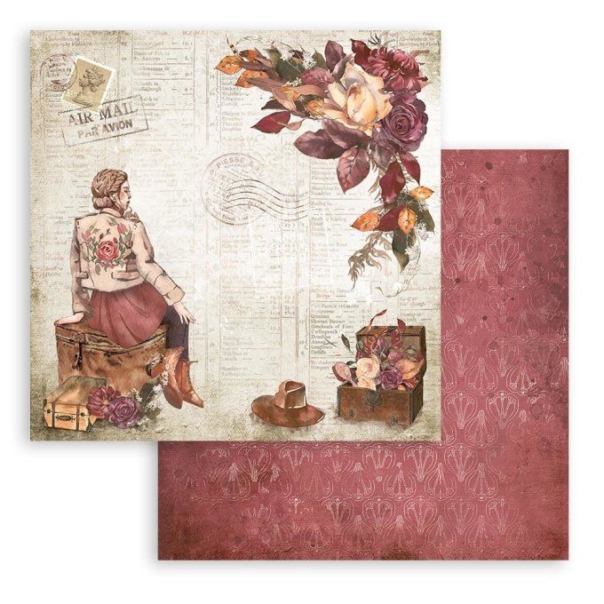 Collection Our way, 30x30cm - 10 feuilles motif recto verso - Stamperia