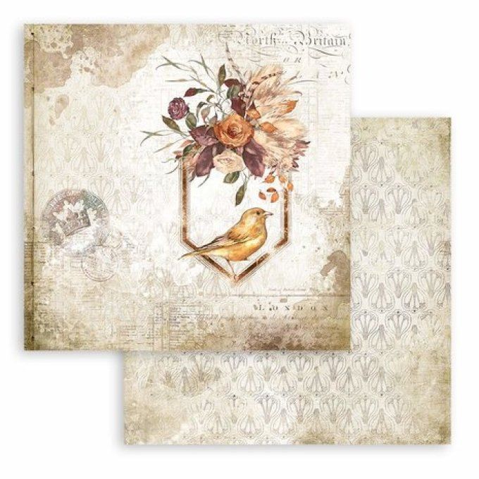 Collection Our way, 20x20cm - 10 feuilles motif recto verso - Stamperia