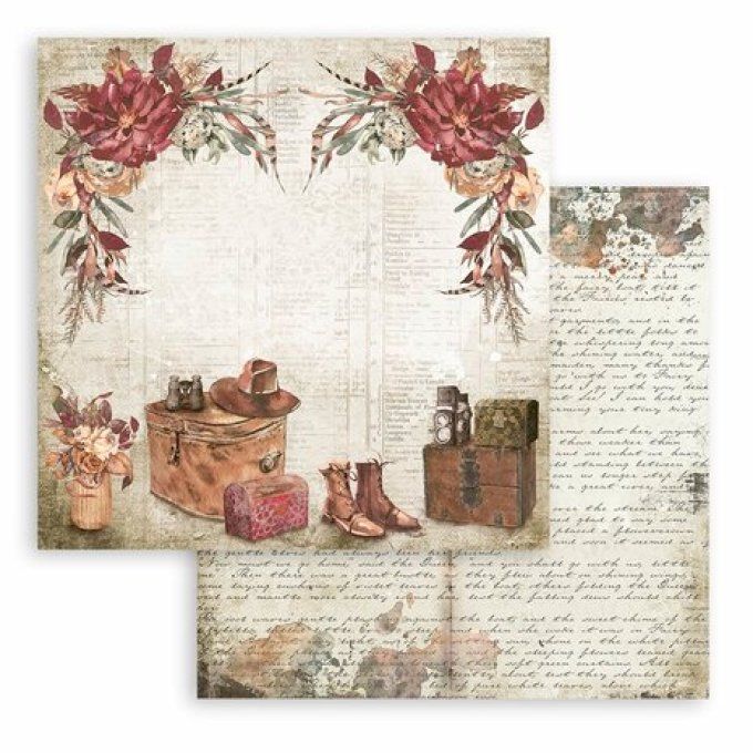 Collection Our way, 20x20cm - 10 feuilles motif recto verso - Stamperia