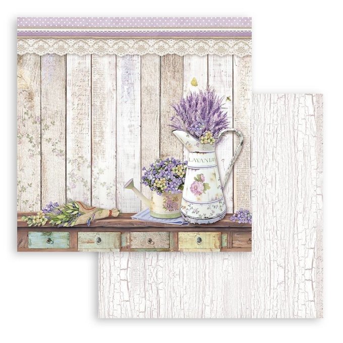 Papier scrapbooking, 30X30cm, Provence  - Stamperia