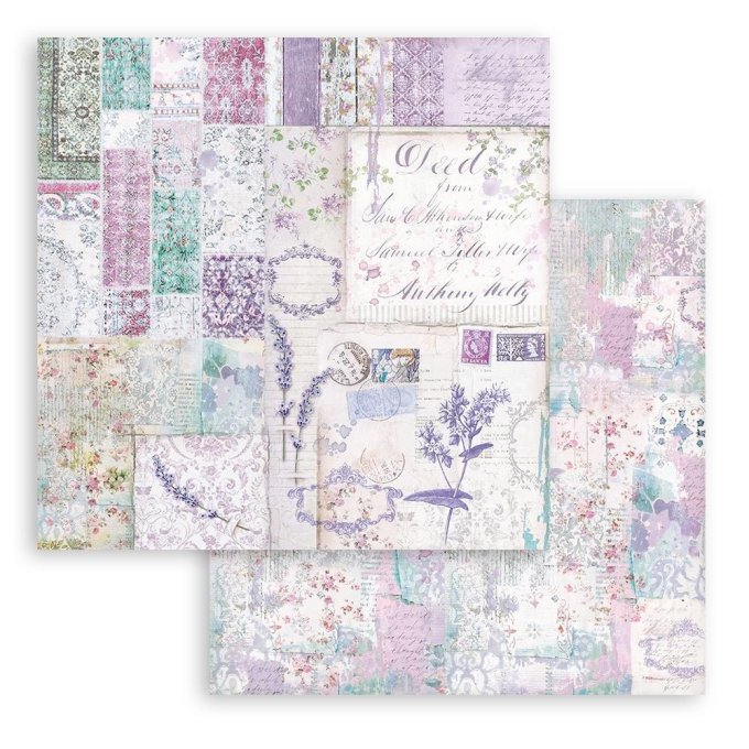 Papier scrapbooking, 30X30cm, Provence  - Stamperia