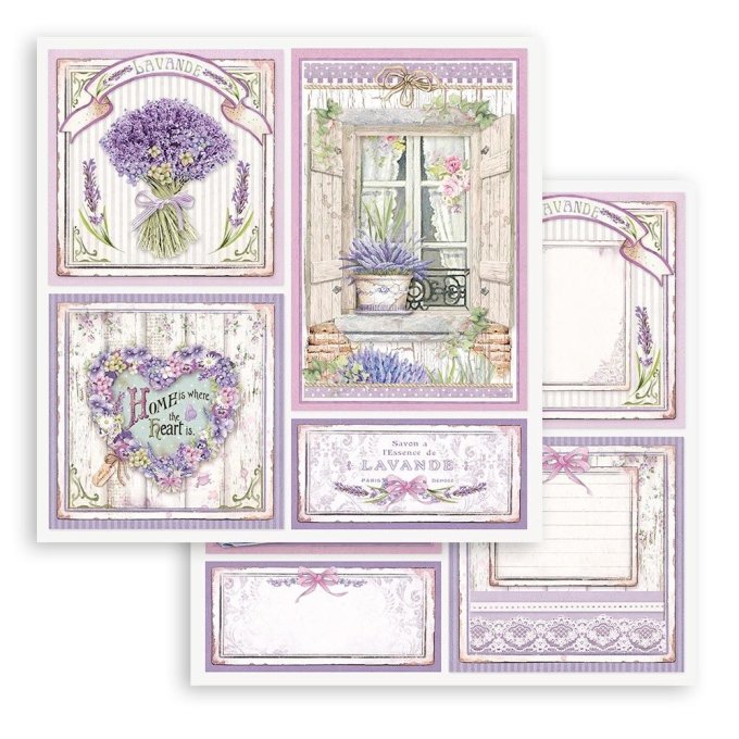 Papier scrapbooking, 30X30cm, Provence  - Stamperia