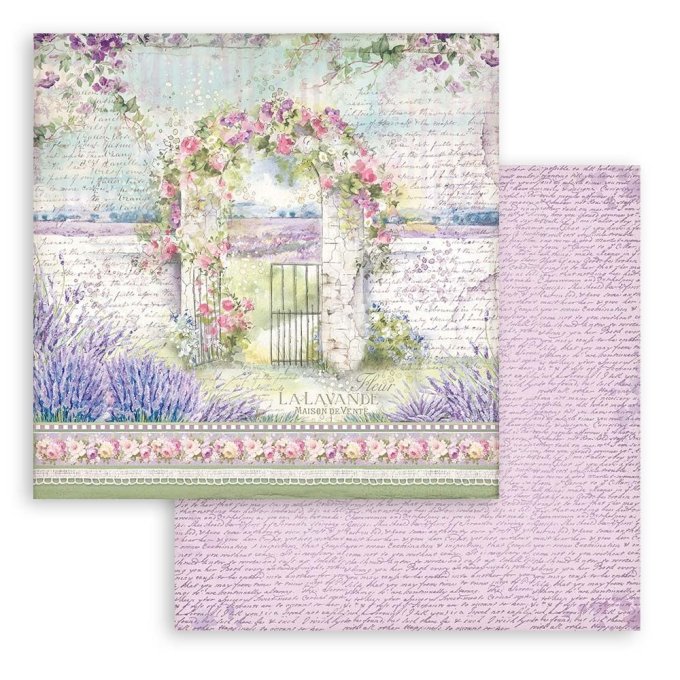 Papier scrapbooking, 30X30cm, Provence  - Stamperia