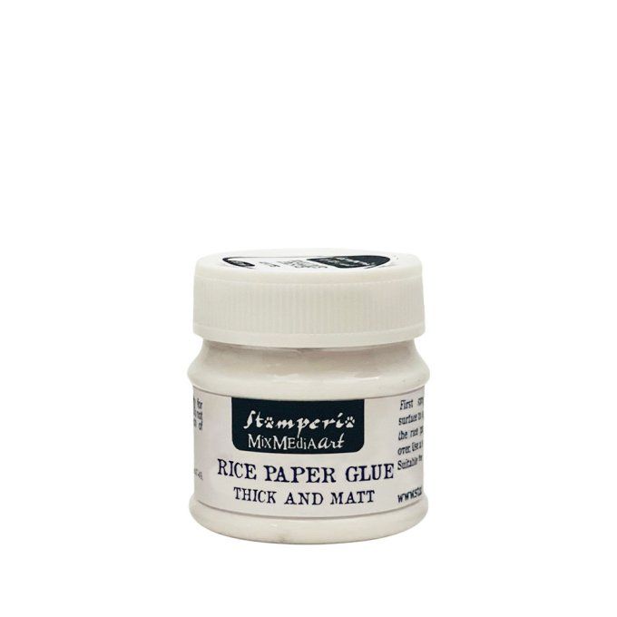 Stamperia - Rice paper glue, colle pour feuille de riz mat - 50ml