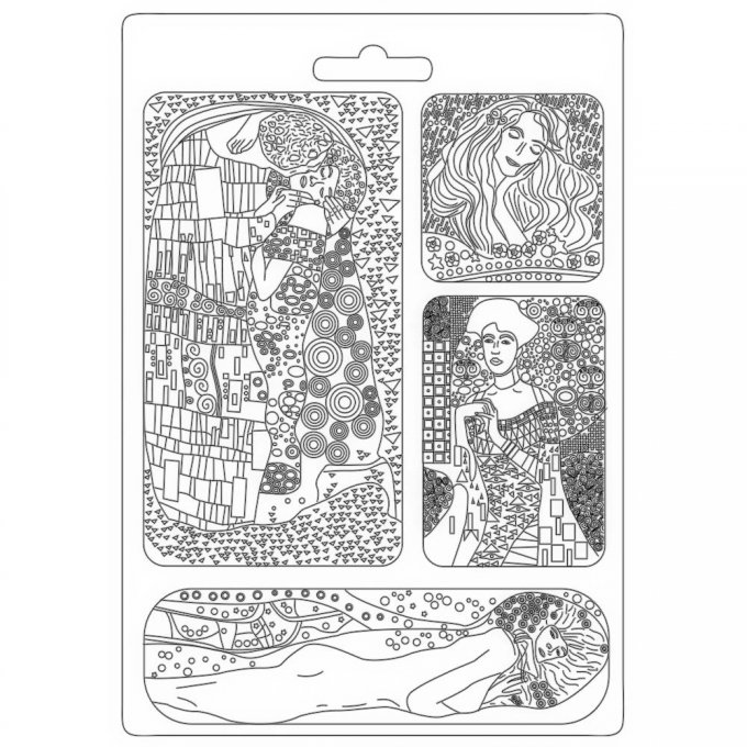 Moule thermoformé, format A4,Klimt
