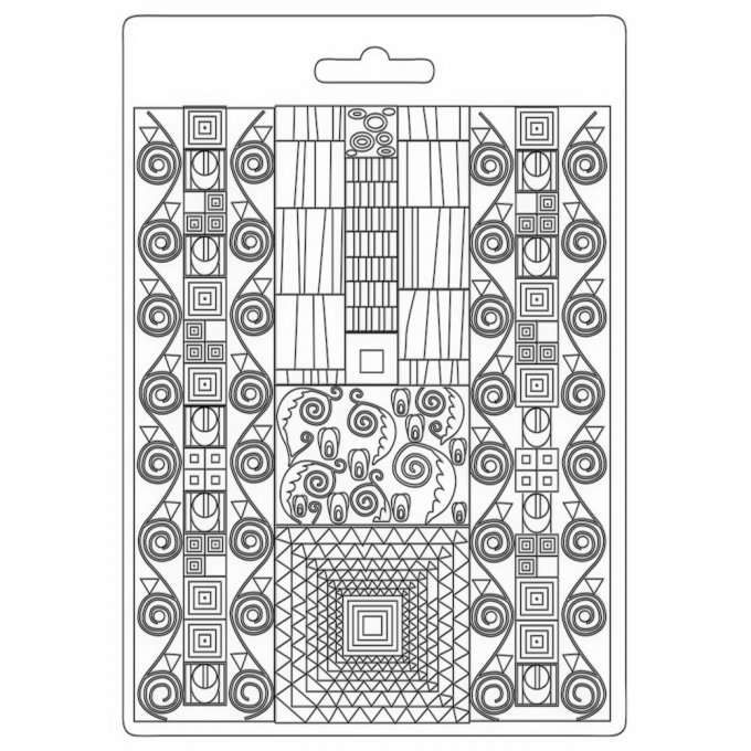 Moule thermoformé, Klimt, Stampéria - format A5  - Patterns
