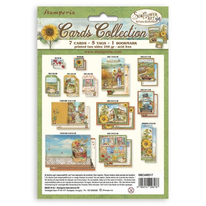 Collection Sunflower Art, cartes - 250g
