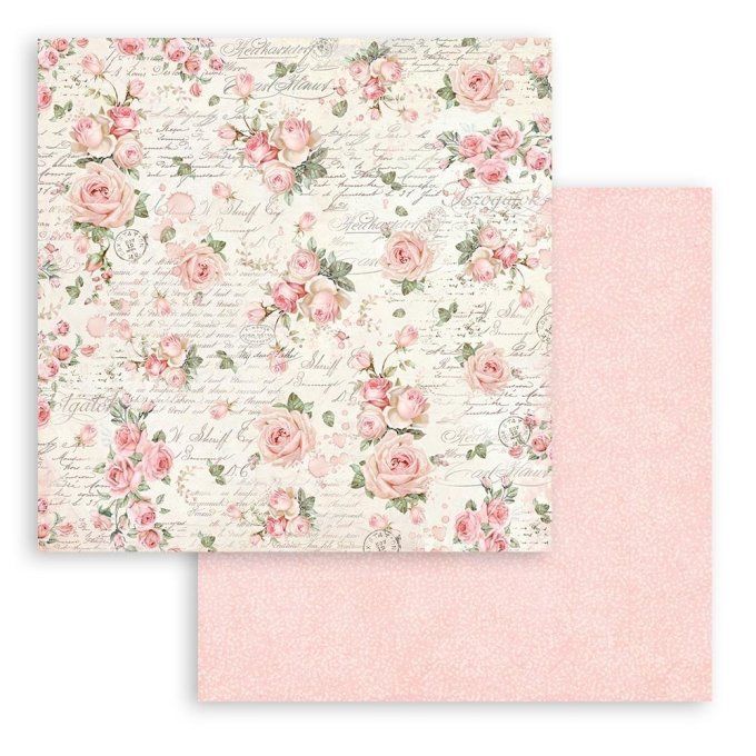 Collection Sweet winter, 30x30cm - 10 feuilles motif recto verso - Stamperia - 190g - Background
