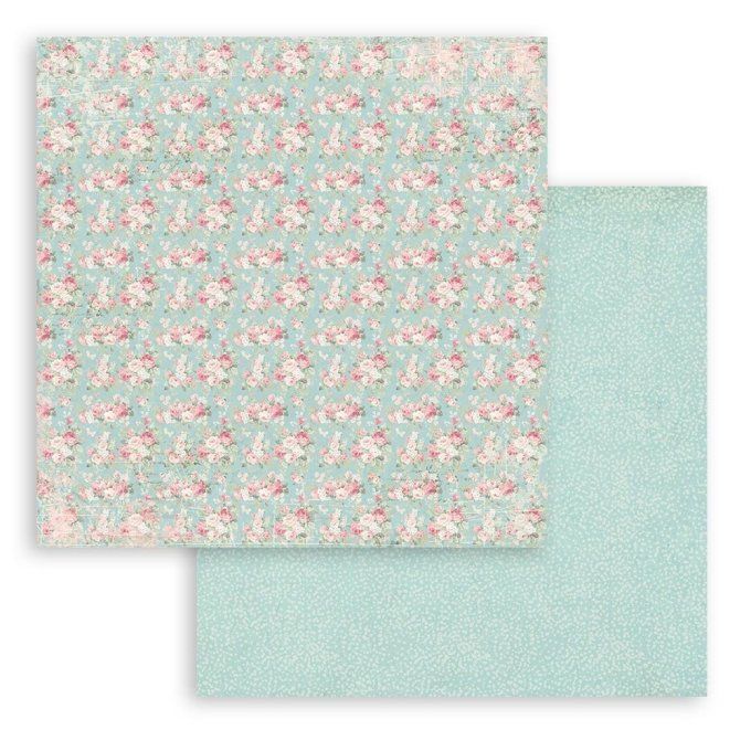 Collection Sweet winter, 30x30cm - 10 feuilles motif recto verso - Stamperia - 190g - Background