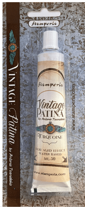Vintage patina, Stamperia - Turquoise - 50ml