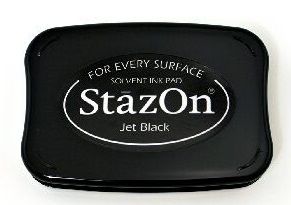 Encre à séchage rapide, Stazon, Jet black