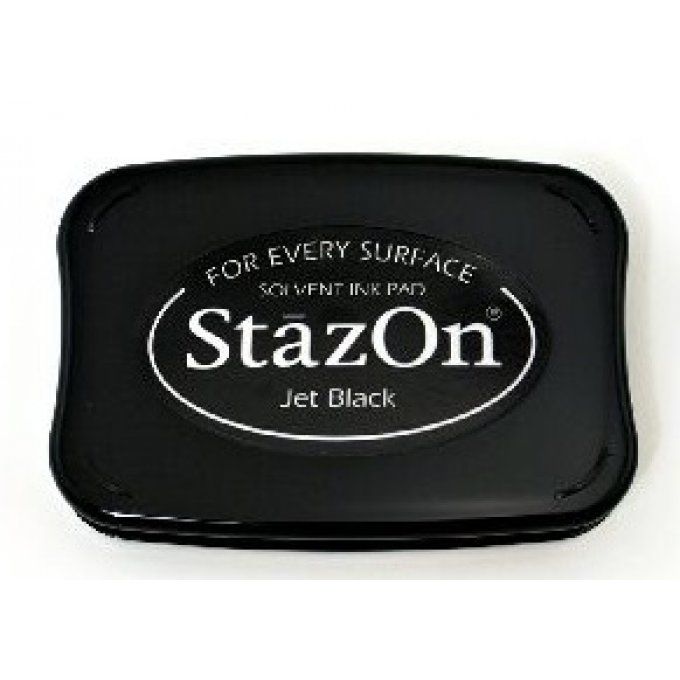 Encre à séchage rapide, Stazon, Jet black