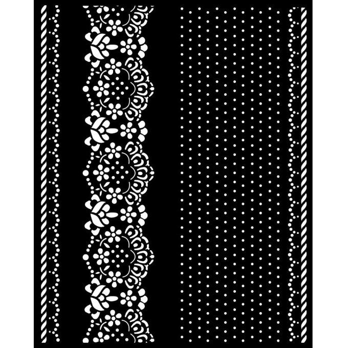 Pochoir semi-rigide, scrapbooking, Sunflower Art, Stamperia - 20x25cm,  épaisseur 0.25mm