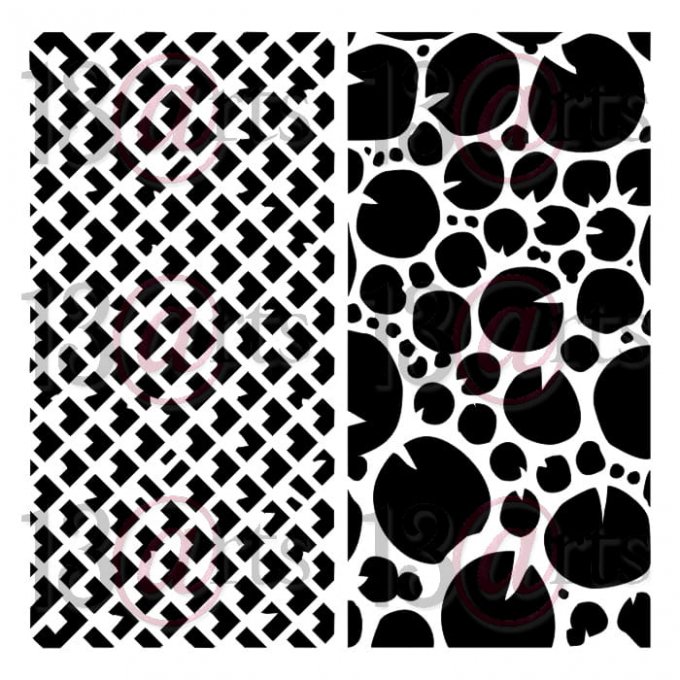 Pochoir semi-rigide, Wood pattern, home sweet home - 15x15cm environ - 13@rts