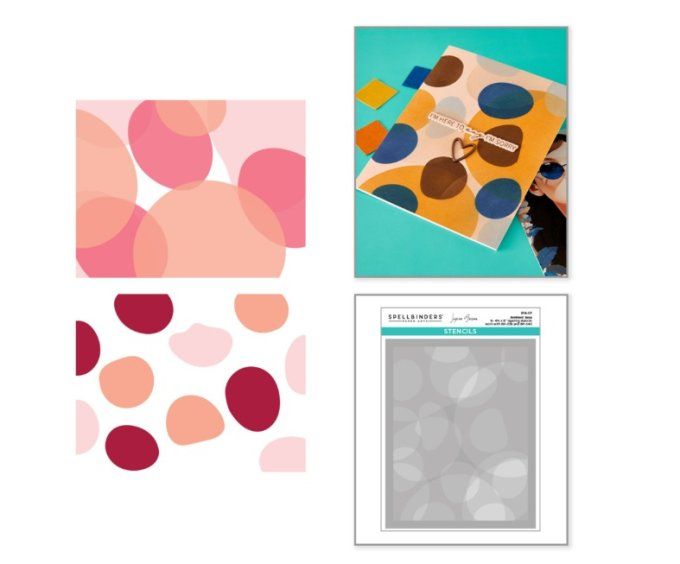 5 Pochoirs - Spellbinders, Ambient Aura