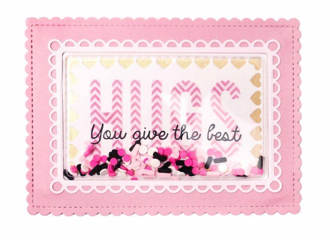 7 Dies - StudioLight - dies rectangle- dimension du plus grand die : 8.3x12x3cm environ