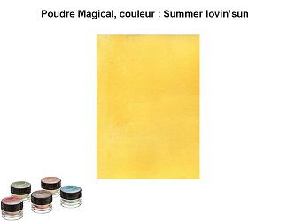 Pigment Magical, Lindy's, Flat, couleur Summer lovin'sun  - gamme flat