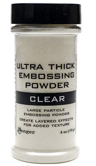Ultra thick embossing powder, Clear, Ranger