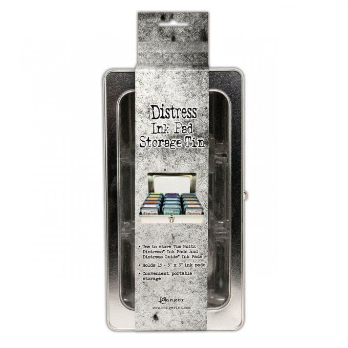 Boite métallique Ranger - Tim Holtz, boite de rangement distress ink pad