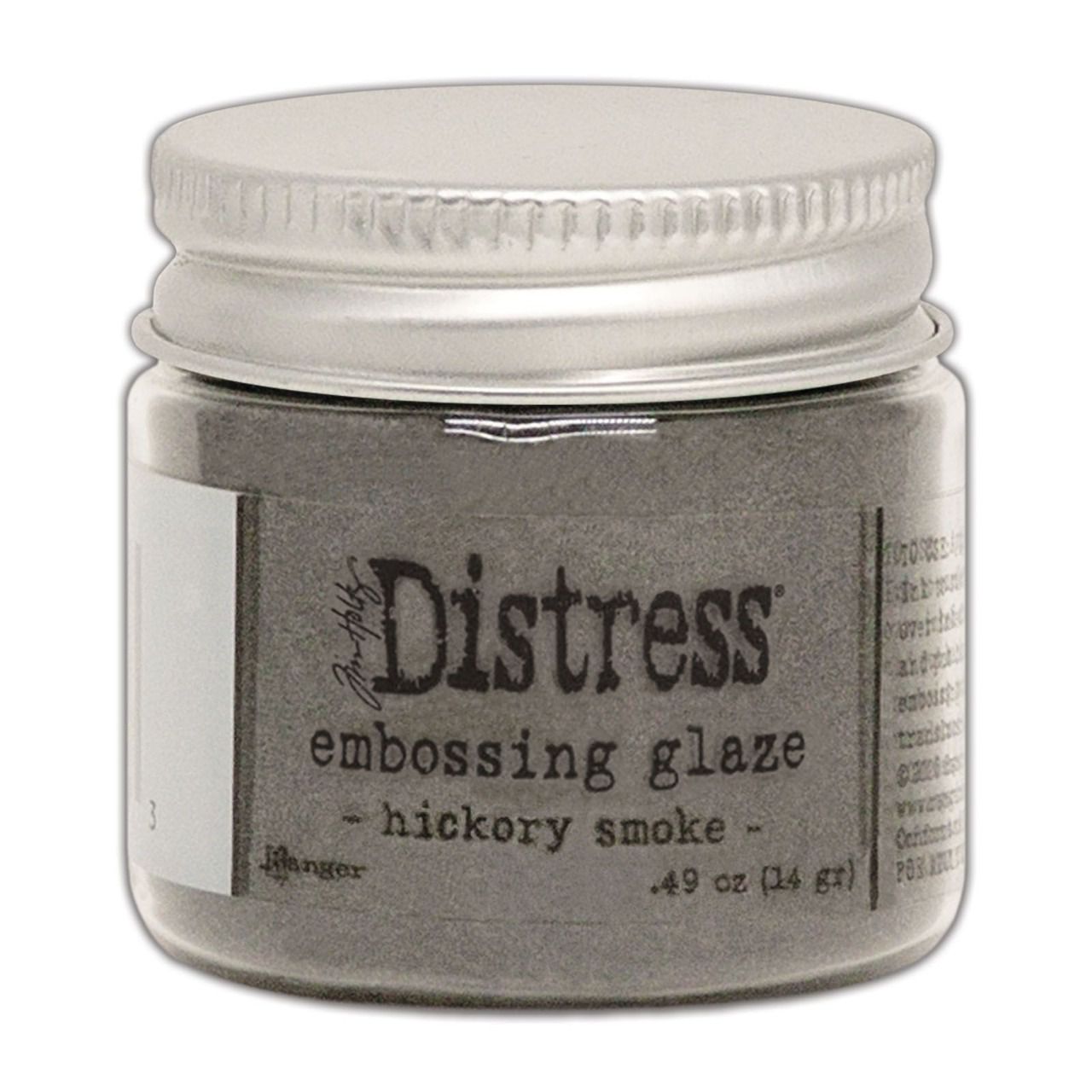Distress Embossing glaze, Tim Holtz, couleur : Hickory smoke