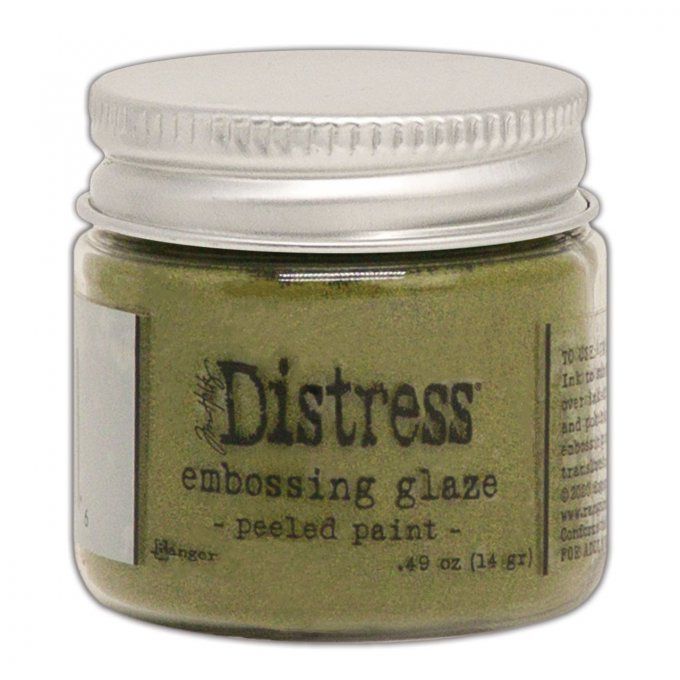 Distress Embossing glaze, Tim Holtz, couleur : Peeled paint