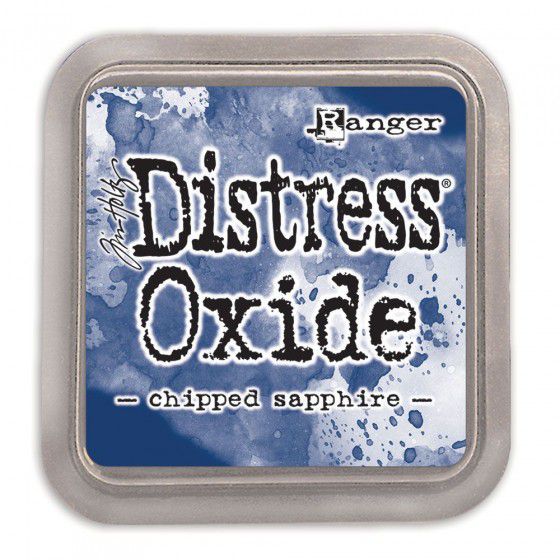 Distress oxide, Chipped sapphire