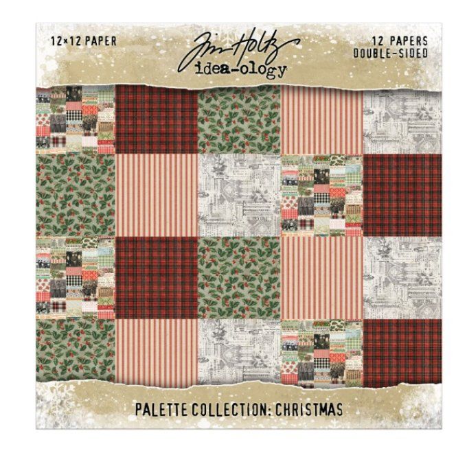 12 feuilles, 30x30cm, Idea-ology, Palette collection - Christmas