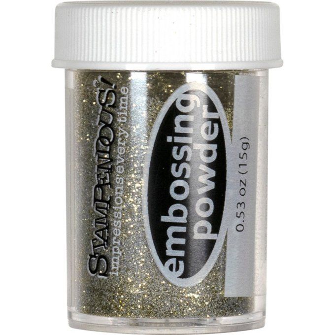 Poudre à embosser, Stampendous, couleur : Silver sparkle - 15g