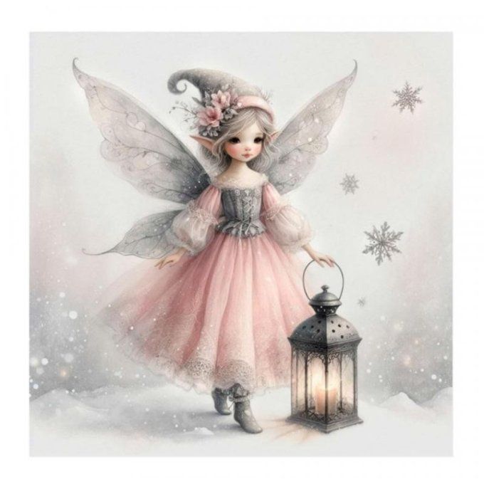 Feuille de transfert de textile - Lantern Fairy