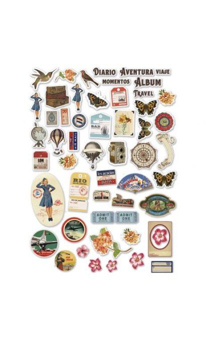 51 die-cuts, Traveler, Alberto Juarez