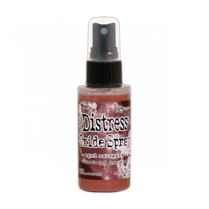 Distress spray oxide : Aged mahogany