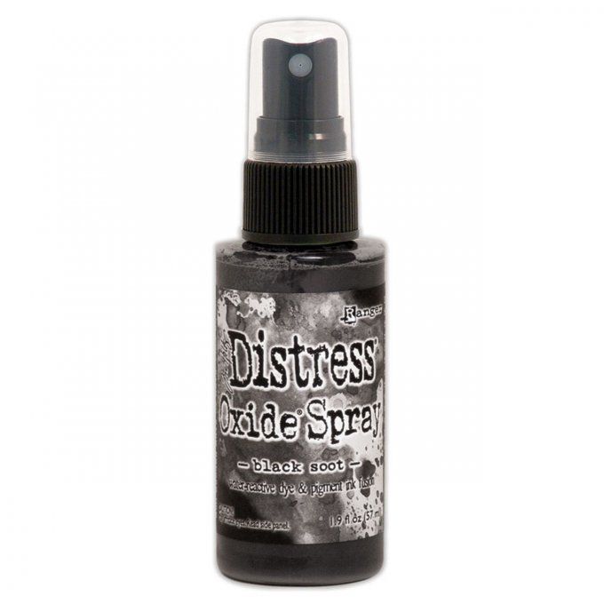 Distress spray oxide : Black soot