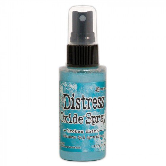 Distress spray oxide : Broken china