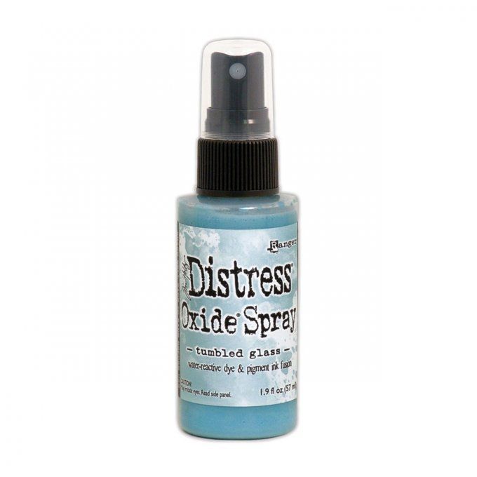Distress spray oxide : Tumbled glass