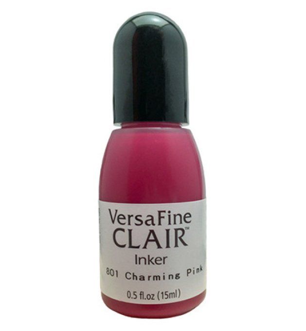 Recharge, encre versafine clair, couleur : charming pink - 15ml