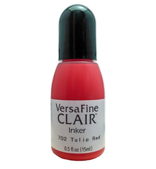 Recharge, encre versafine clair, couleur : Tulip red - 15ml 