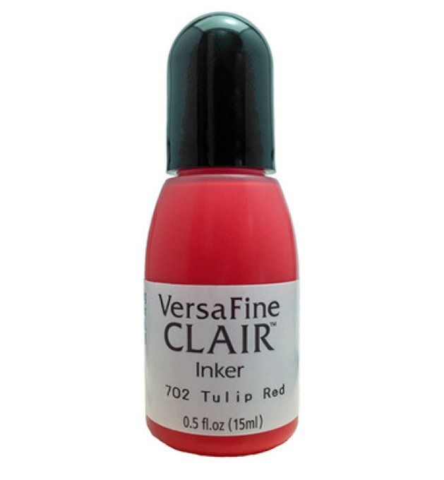Recharge, encre versafine clair, couleur : Tulip red - 15ml 