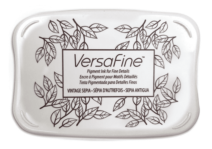 Encre à séchage rapide, Versafine, vintage sepia