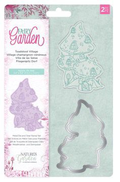 Tampon et die, Village champignons, collection Fairy Garden